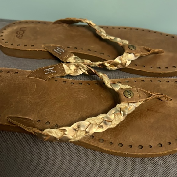 UGG women’s thong slippers size 9 S/N 100-7559 - Picture 4 of 16